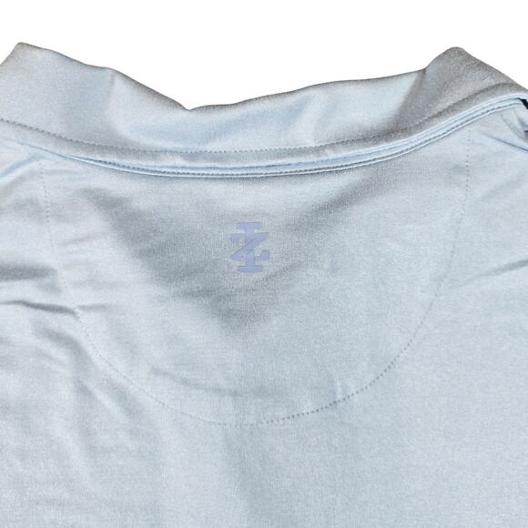 Izod Golf Polo Shirt Mens XL Blue Performance UPF50 SwingFlex Stretch Activewear - Picture 6 of 9